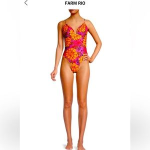 FARM RIO flower garden one piece Sz L
